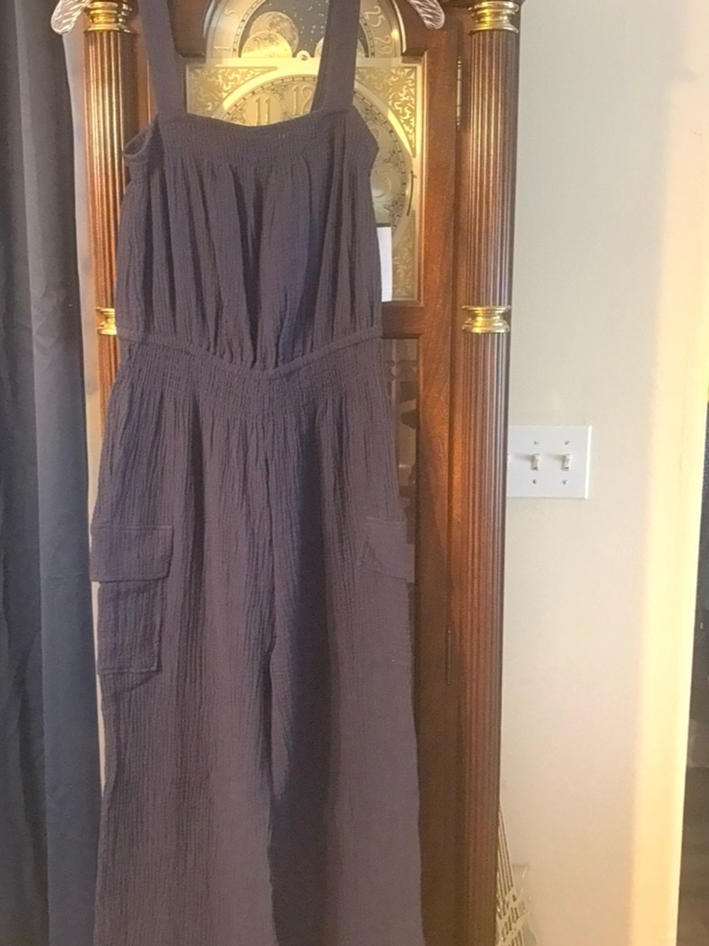 Studio by JPR Navy Sleeveless Wide-Leg Jumpsuit